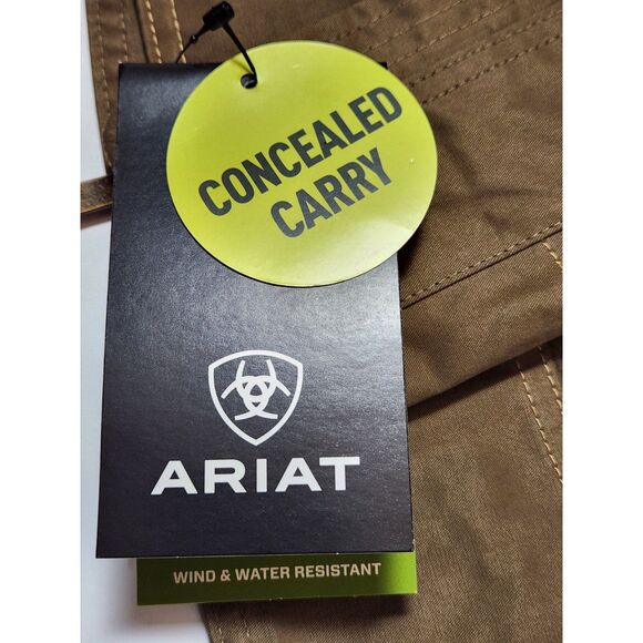 Ariat Grizzly Canvas Jacket XXL – Concealed Carry, Wind & Water Resistant - Picture 3 of 13